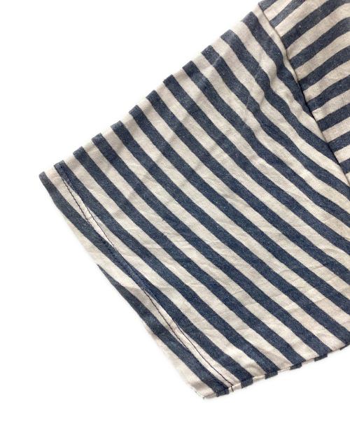 HOLLOOW MICKEY（-）HOLLOOW MICKEY (-) 半袖カットソー MADE IN USA スカイブルー サイズ:SIZE 不明の古着・服飾アイテム