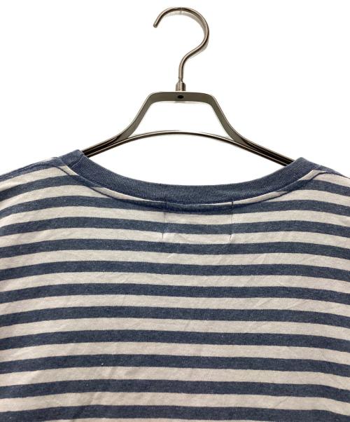 HOLLOOW MICKEY（-）HOLLOOW MICKEY (-) 半袖カットソー MADE IN USA スカイブルー サイズ:SIZE 不明の古着・服飾アイテム