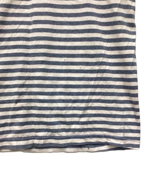 HOLLOOW MICKEY（-）HOLLOOW MICKEY (-) 半袖カットソー MADE IN USA スカイブルー サイズ:SIZE 不明の古着・服飾アイテム