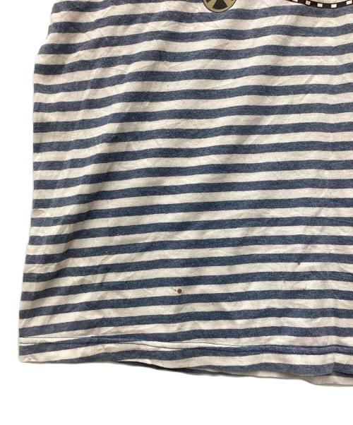 HOLLOOW MICKEY（-）HOLLOOW MICKEY (-) 半袖カットソー MADE IN USA スカイブルー サイズ:SIZE 不明の古着・服飾アイテム