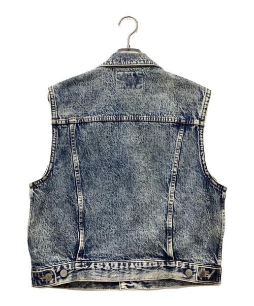 BIG JOHN（ビッグジョン）BIG JOHN (ビッグジョン) デニムベスト 推定90s スカイブルー サイズ:SIZE Lの古着・服飾アイテム