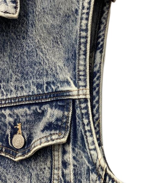 BIG JOHN（ビッグジョン）BIG JOHN (ビッグジョン) デニムベスト 推定90s スカイブルー サイズ:SIZE Lの古着・服飾アイテム