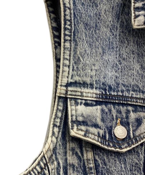 BIG JOHN（ビッグジョン）BIG JOHN (ビッグジョン) デニムベスト 推定90s スカイブルー サイズ:SIZE Lの古着・服飾アイテム