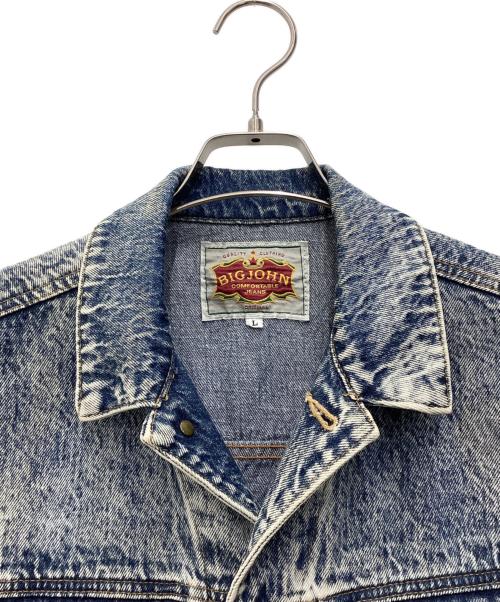 BIG JOHN（ビッグジョン）BIG JOHN (ビッグジョン) デニムベスト 推定90s スカイブルー サイズ:SIZE Lの古着・服飾アイテム