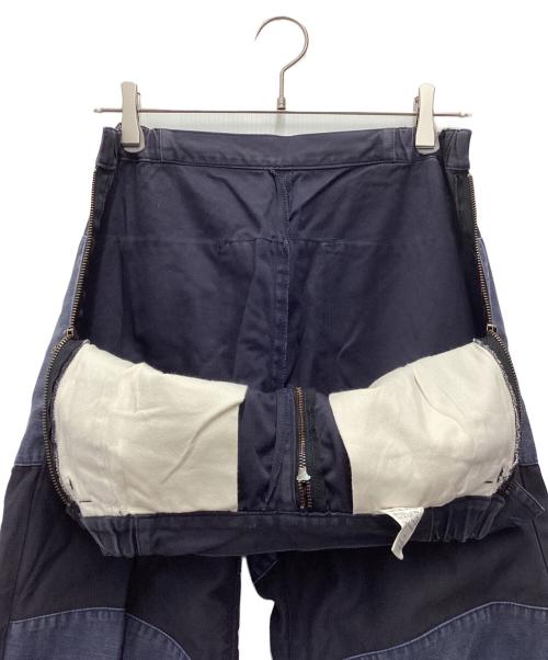 CONFECTION（コンフェクション）CONFECTION (コンフェクション) パンツ パッチワーク ネイビー サイズ:SIZE 不明の古着・服飾アイテム