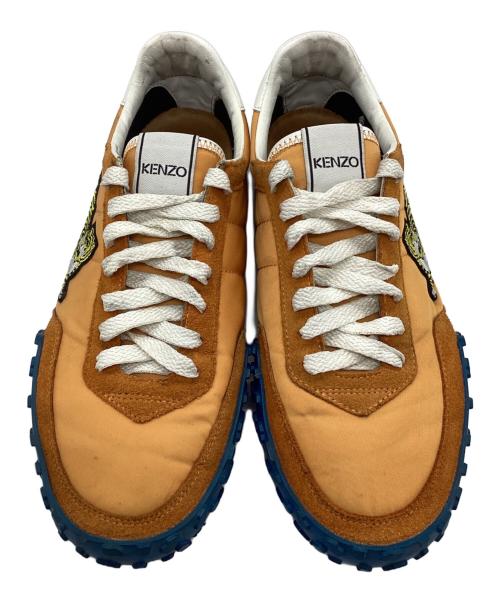 KENZO（ケンゾー）KENZO (ケンゾー) ローカットスニーカー 虎刺繍 オレンジ サイズ:SIZE 41の古着・服飾アイテム