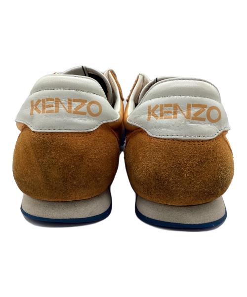 KENZO（ケンゾー）KENZO (ケンゾー) ローカットスニーカー 虎刺繍 オレンジ サイズ:SIZE 41の古着・服飾アイテム