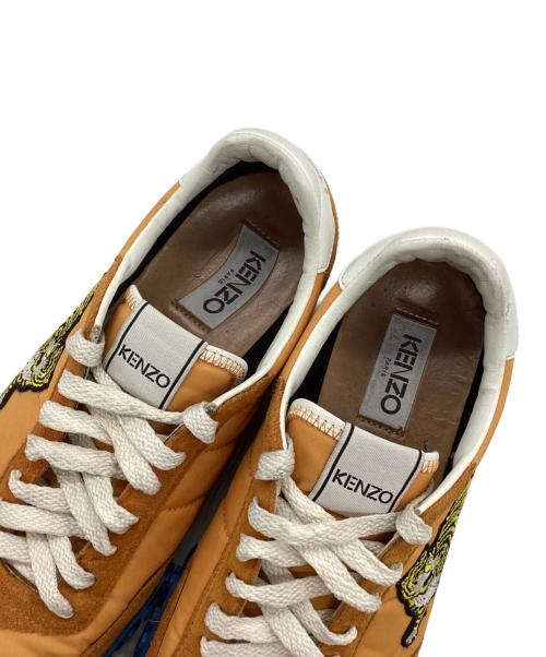 KENZO（ケンゾー）KENZO (ケンゾー) ローカットスニーカー 虎刺繍 オレンジ サイズ:SIZE 41の古着・服飾アイテム