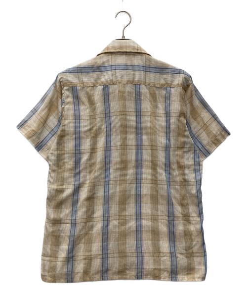 golden key（ゴールデンキー）Golden Key (ゴールデンキー) 推定70s 半袖シャツ ブラウン サイズ:SIZE Mの古着・服飾アイテム