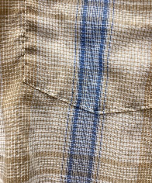 golden key（ゴールデンキー）Golden Key (ゴールデンキー) 推定70s 半袖シャツ ブラウン サイズ:SIZE Mの古着・服飾アイテム