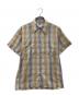 Golden Key（ゴールデンキー）の古着「推定70s 半袖シャツ」｜ブラウン