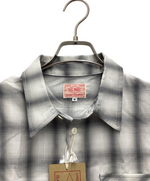 BIG MIKE（ビックマイク）BIG MIKE (ビックマイク) 長袖シャツ グレー サイズ:SIZE Mの古着・服飾アイテム