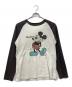 Disney（ディズニー）の古着「ラグランTシャツ 00s」｜ブラック×ホワイト