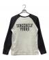 Disney (ディズニー) ラグランTシャツ 00s ブラック×ホワイト サイズ:SIZE M：5000円