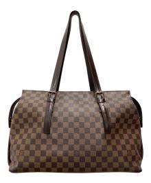 LOUIS VUITTON（ルイ ヴィトン）の古着「ダミエ トートバッグ チェルシー」｜ブラウン