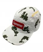 SUPREMEシュプリーム）の古着「キャップ military campcap 21AW」｜ホワイト×グリーン