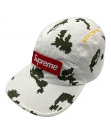 SUPREME（シュプリーム）の古着「キャップ military campcap 21AW」｜ホワイト×グリーン
