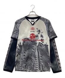 UMBRO×PARANOID（アンブロ×パラノイド）の古着「ゲームシャツ」｜グレー