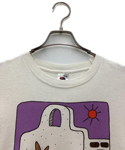 FRUIT OF THE LOOM（フルーツオブザルーム）FRUIT OF THE LOOM (フルーツオブザルーム) 半袖カットソー 90s MADE IN USA ホワイト サイズ:SIZE Lの古着・服飾アイテム