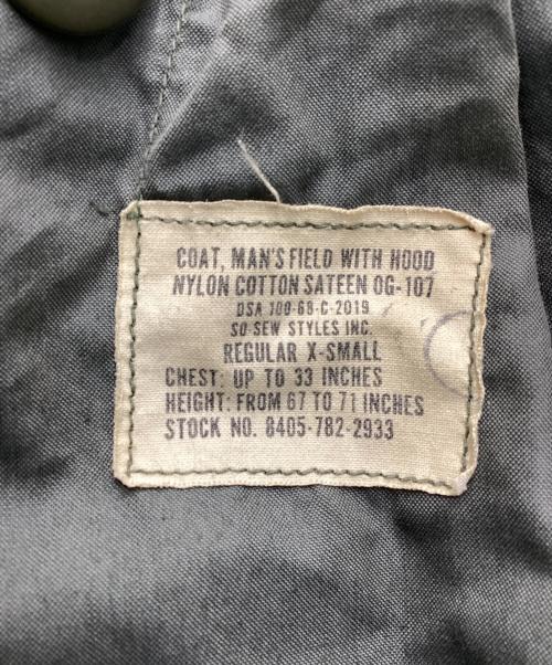 US ARMY（ユーエスアーミー）US ARMY (ユーエスアーミー) M65フィールドジャケット 推定60S～ オリーブ サイズ:SIZE XSの古着・服飾アイテム