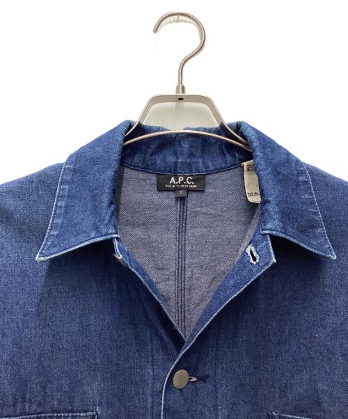 A.P.C.（アーペーセー）A.P.C. (アーペーセー) ワークデニムジャケット 00’s ブルー サイズ:SIZE Sの古着・服飾アイテム