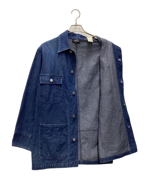 A.P.C.（アーペーセー）A.P.C. (アーペーセー) ワークデニムジャケット 00’s ブルー サイズ:SIZE Sの古着・服飾アイテム