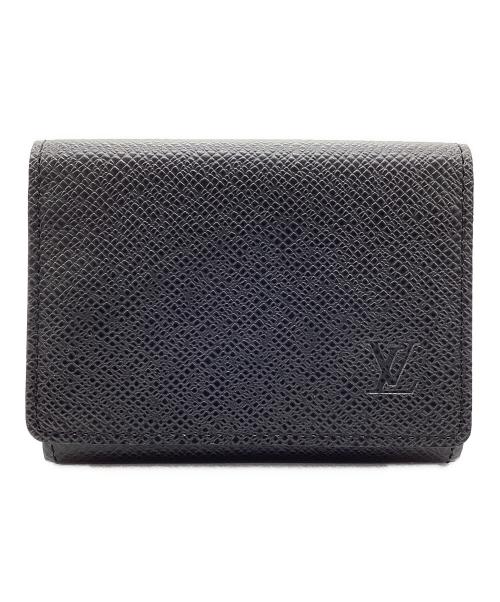 LOUIS VUITTON（ルイ ヴィトン）LOUIS VUITTON (ルイ ヴィトン) アンヴェロップ・カルト・ドゥ・ヴィジット カードケース タイガ ブラック サイズ:下記参照の古着・服飾アイテム