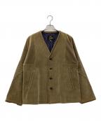 Needlesニードルズ）の古着「ノーカラージャケット」｜ベージュ