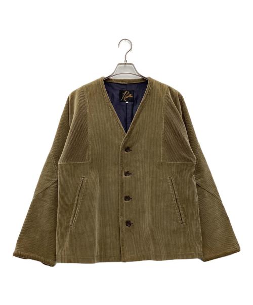 Needles（ニードルズ）Needles (ニードルズ) ノーカラージャケット ベージュ サイズ:SIZE Sの古着・服飾アイテム