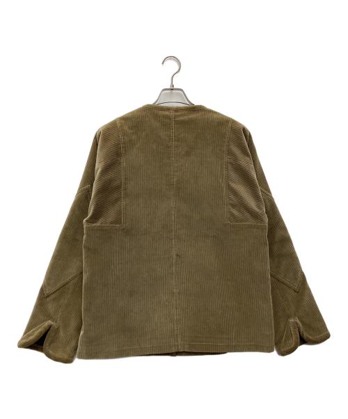Needles（ニードルズ）Needles (ニードルズ) ノーカラージャケット ベージュ サイズ:SIZE Sの古着・服飾アイテム