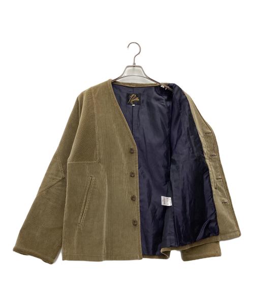 Needles（ニードルズ）Needles (ニードルズ) ノーカラージャケット ベージュ サイズ:SIZE Sの古着・服飾アイテム