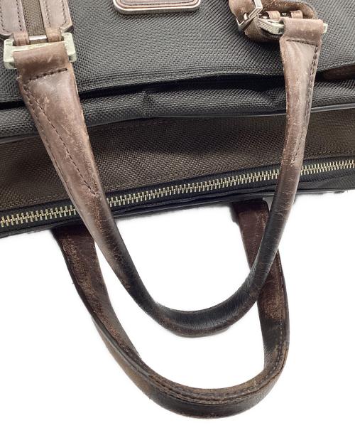 TUMI（トゥミ）TUMI (トゥミ) ジャーヴィス ブリーフケース ブラック×ブラウンの古着・服飾アイテム
