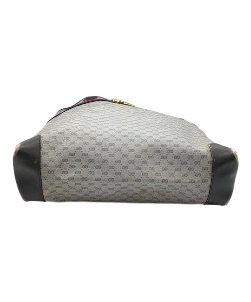 GUCCI（グッチ）GUCCI (グッチ) トートバッグ OLD GUCCI グレー×ブラックの古着・服飾アイテム