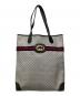 GUCCI（グッチ）の古着「トートバッグ OLD GUCCI」｜グレー×ブラック