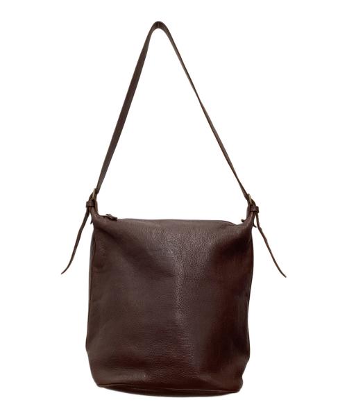 IL BISONTE（イル ビゾンテ）IL BISONTE (イル ビゾンテ) ハーフムーン ワンショルダーバッグ ブラウンの古着・服飾アイテム