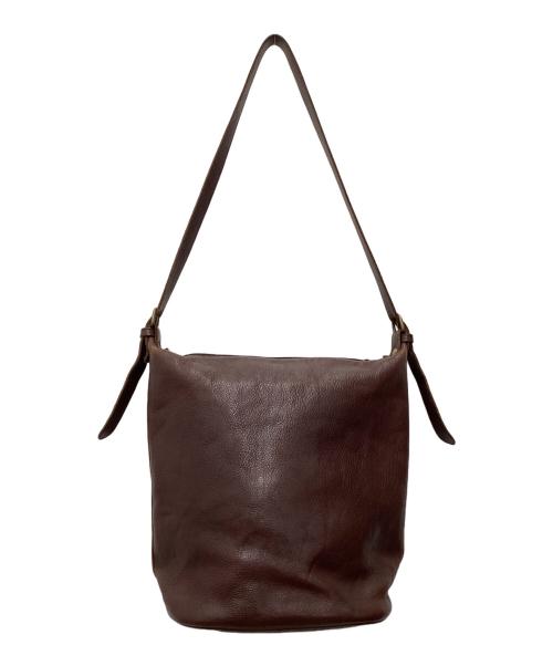 IL BISONTE（イル ビゾンテ）IL BISONTE (イル ビゾンテ) ハーフムーン ワンショルダーバッグ ブラウンの古着・服飾アイテム