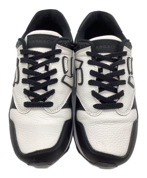 Sangacio（サンガッチョ）SANGACIO (サンガッチョ) ローカットスニーカー ブラック×ホワイト サイズ:SIZE 24.5cmの古着・服飾アイテム