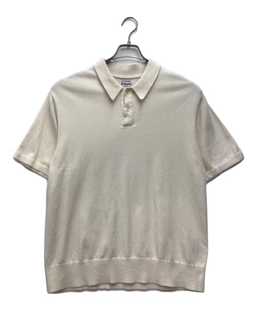 Yonetomi NEW BASIC（ヨネトミニューベーシック）Yonetomi NEW BASIC (ヨネトミニューベーシック) 半袖ポロシャツ アイボリー サイズ:SIZE Lの古着・服飾アイテム