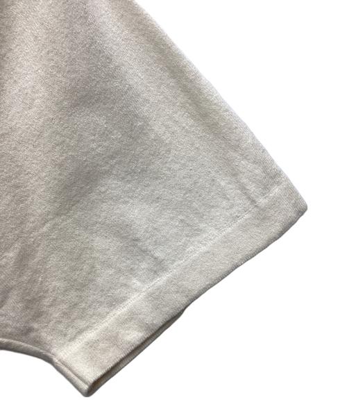 Yonetomi NEW BASIC（ヨネトミニューベーシック）Yonetomi NEW BASIC (ヨネトミニューベーシック) 半袖ポロシャツ アイボリー サイズ:SIZE Lの古着・服飾アイテム