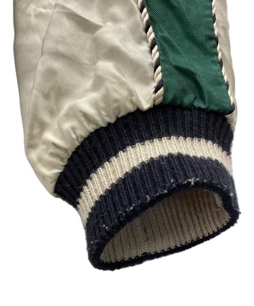 東洋エンタープライズ（トウヨウエンタープライズ）東洋エンタープライズ (トウヨウエンタープライズ) AVIREX (アヴィレックス) SUKA JACKET 50th JAPAN MAP グリーン×ブラック サイズ:SIZE Mの古着・服飾アイテム