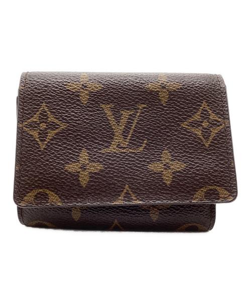LOUIS VUITTON（ルイ ヴィトン）LOUIS VUITTON (ルイ ヴィトン) アンヴェロップ・カルト・ドゥ・ヴィジット カードケース モノグラム ブラウン サイズ:-の古着・服飾アイテム