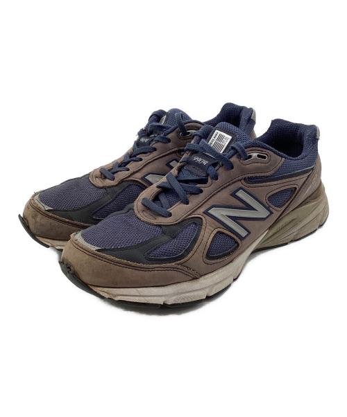NEW BALANCE（ニューバランス）NEW BALANCE (ニューバランス) スニーカー ブラウン×ネイビー サイズ:SIZE　28㎝の古着・服飾アイテム