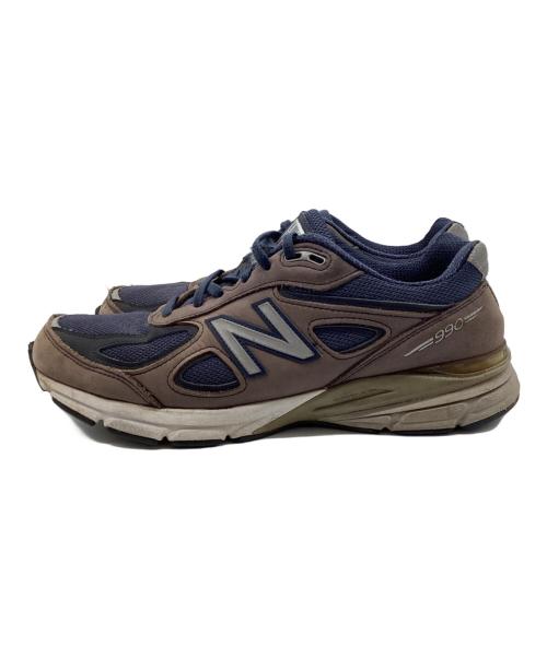 NEW BALANCE（ニューバランス）NEW BALANCE (ニューバランス) スニーカー ブラウン×ネイビー サイズ:SIZE　28㎝の古着・服飾アイテム