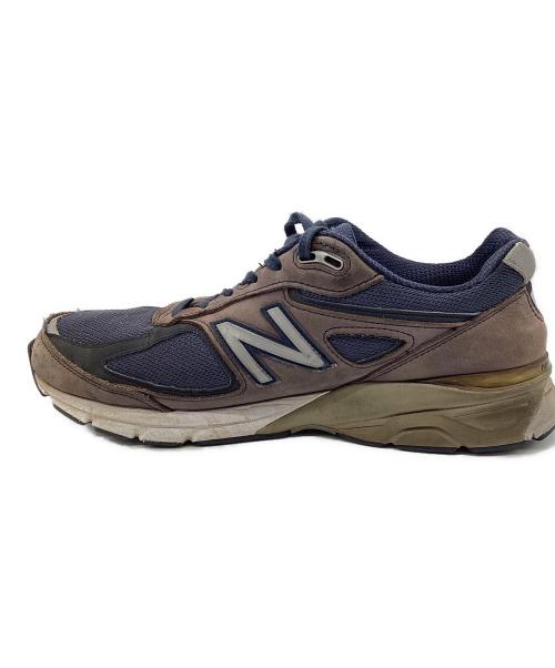 NEW BALANCE（ニューバランス）NEW BALANCE (ニューバランス) スニーカー ブラウン×ネイビー サイズ:SIZE　28㎝の古着・服飾アイテム