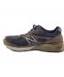 中古・古着 NEW BALANCE (ニューバランス) スニーカー ブラウン×ネイビー サイズ:SIZE　28㎝：9000円