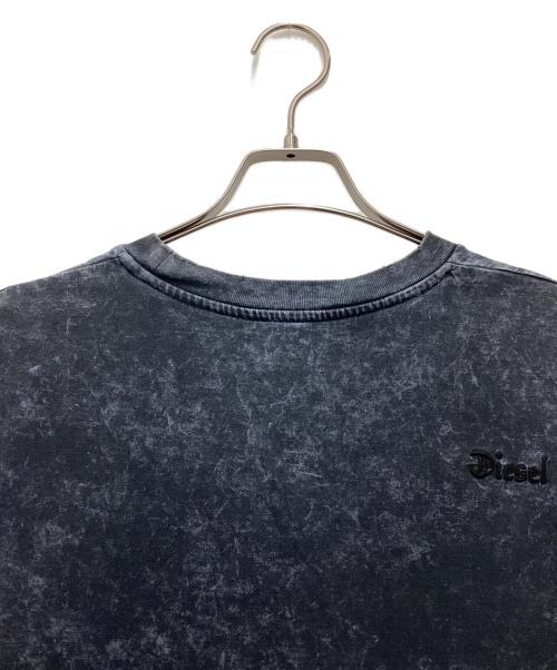 DIESEL（ディーゼル）DIESEL (ディーゼル) Tシャツ マーブル染め レギュラーフィット グレー サイズ:SIZE 不明の古着・服飾アイテム