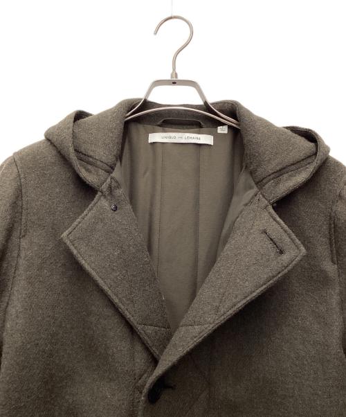 UNIQLO（ユニクロ）UNIQLO (ユニクロ) LEMAIRE (ルメール) ウールコート オリーブ サイズ:SIZE Sの古着・服飾アイテム