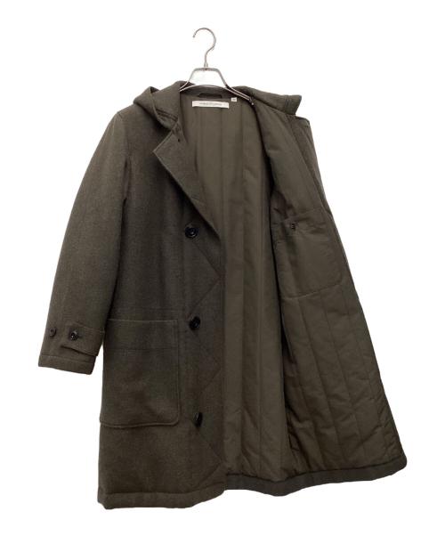 UNIQLO（ユニクロ）UNIQLO (ユニクロ) LEMAIRE (ルメール) ウールコート オリーブ サイズ:SIZE Sの古着・服飾アイテム