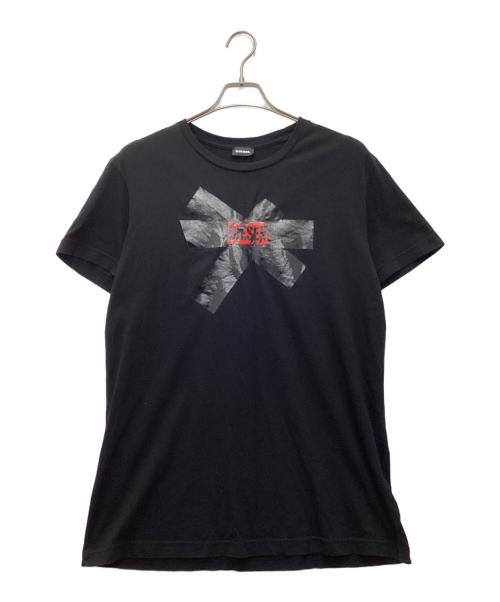 DIESEL（ディーゼル）DIESEL (ディーゼル) 半袖カットソー ブラック サイズ:SIZE 不明の古着・服飾アイテム