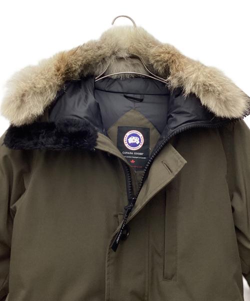 CANADA GOOSE（カナダグース）CANADA GOOSE (カナダグース) JASPER PARKA ダウンジャケット ベージュ×ブラック サイズ:SIZE Sの古着・服飾アイテム